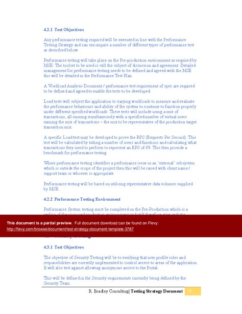 Image result for Test Strategy Document Template Ppt Format