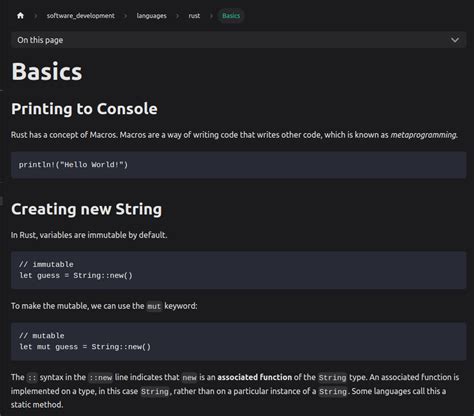 Rust Syntax-साठीचा प्रतिमा निकाल