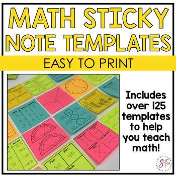 Image result for Sticky-Note Math Label