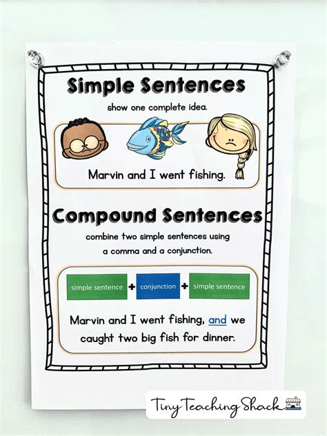 Afbeeldingsresultaten voor Sentence Structure Simple and Compound Worksheet
