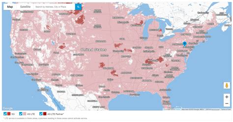 Toradh íomhá ar Spectrum Internet Availability Map