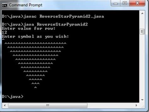 Image result for Inverted Half Pyramid in Java