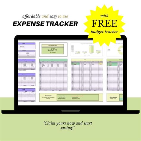 Budget Expense Tracker Excel and Query に対する画像結果