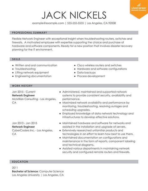 Image result for Best Order for Resume