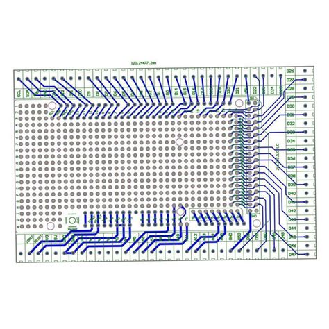 Toradh íomhá ar Arduino Mega PCB Drawing