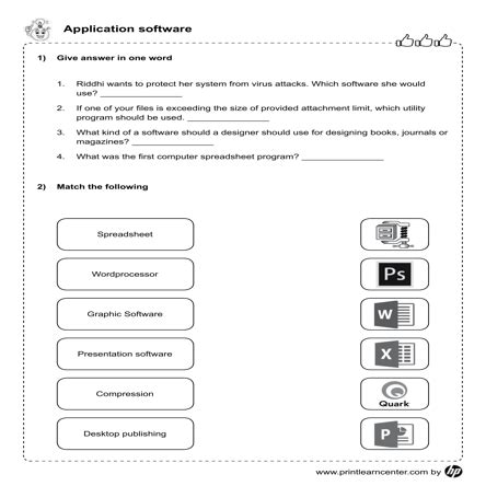 Business Computer Applications Worksheets に対する画像結果