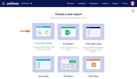 Creating Report Form に対する画像結果