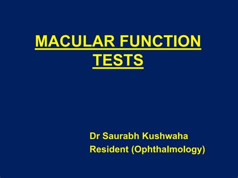 Image result for Macular Function Tests