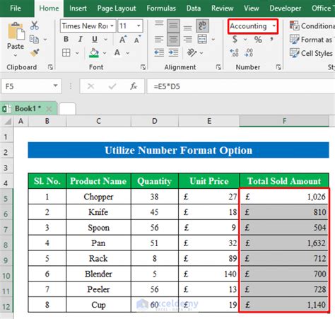 Image result for Format Cells Excel Pound Sign