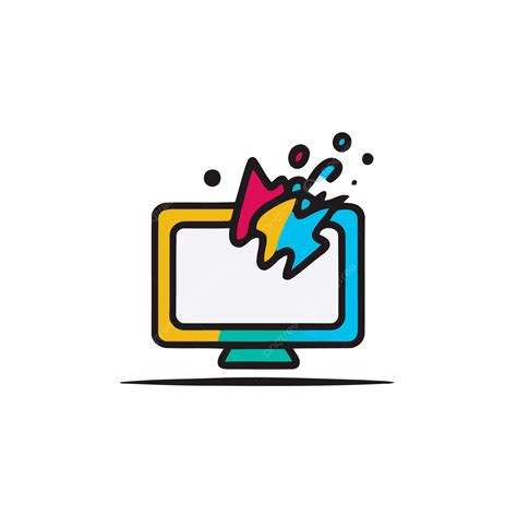 Image result for Computer Logo Design Calorfull