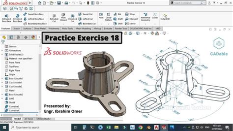 Toradh íomhá ar SolidWorks Learning Exercises