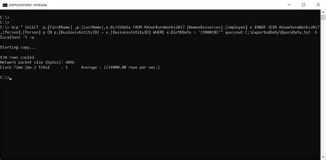 Image result for BCP Command in SQL Server