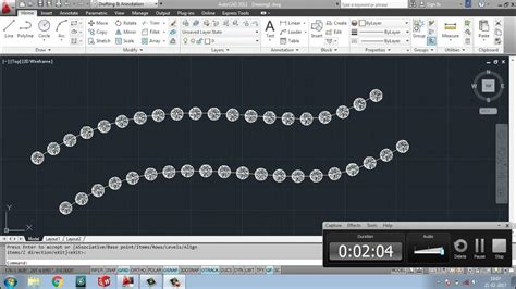 Image result for AutoCAD Array a Spiral Pattern