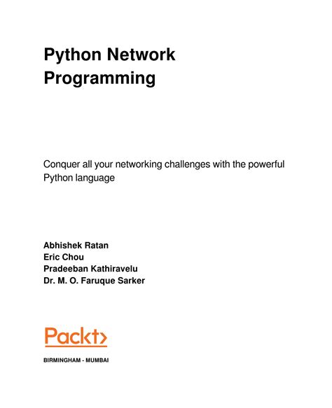 Image result for Best Book for Network Programming Using Python