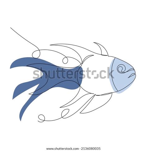 Image result for Continuous Line Drawing Fish