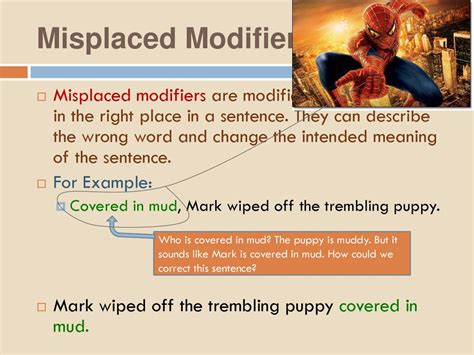 Image result for How to Correct a Misplaced Modifier