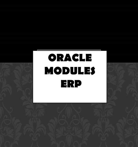 Oracle ERP Modules Diagram に対する画像結果