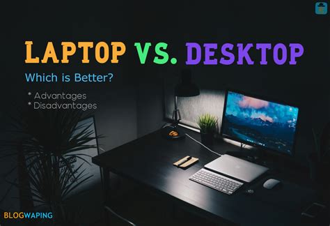 Desktop Computer vs Laptop に対する画像結果