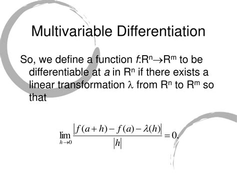 Multivariable Differential に対する画像結果