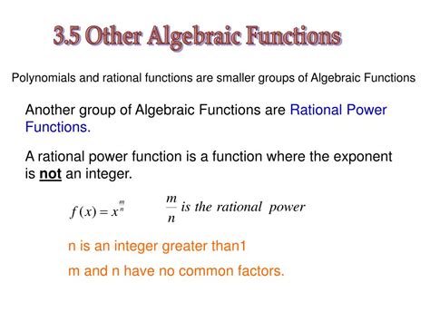 Image result for Algebraic Function Examples