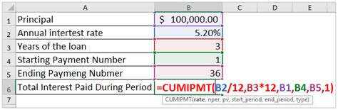 Afbeeldingsresultaten voor Total Interest Formula Excel