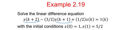 Linear Difference Equation に対する画像結果
