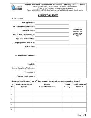 Toradh íomhá ar O Level Application Form