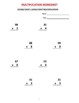 Double by Single Digit Multiplication に対する画像結果
