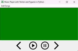 Toradh íomhá ar Music Player UI Design in Python