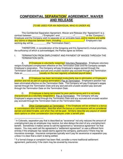 Example of a Separation Agreement に対する画像結果