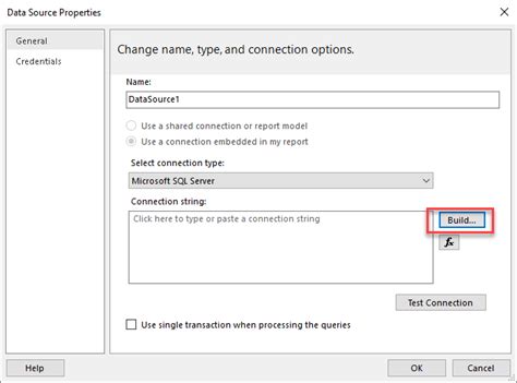 Image result for SQL Server Report Builder Get Query