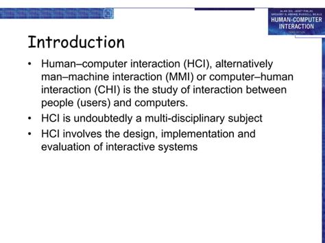 Image result for Human-Computer Interaction Presentation Slides