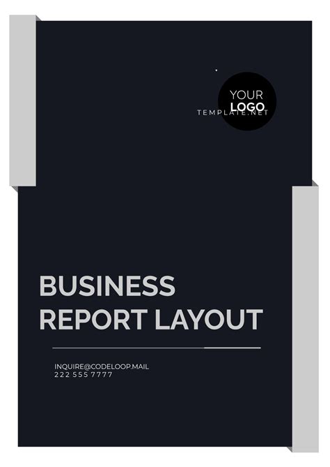 Image result for Example of a Report Layout
