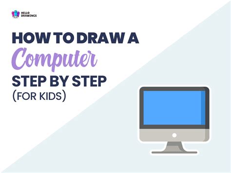 How to Draw a Computer Step by Step に対する画像結果