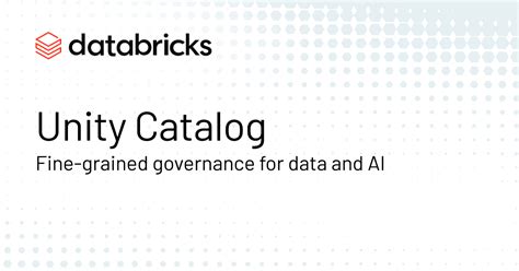 Image result for Databricks Data Governance Unity Catalog