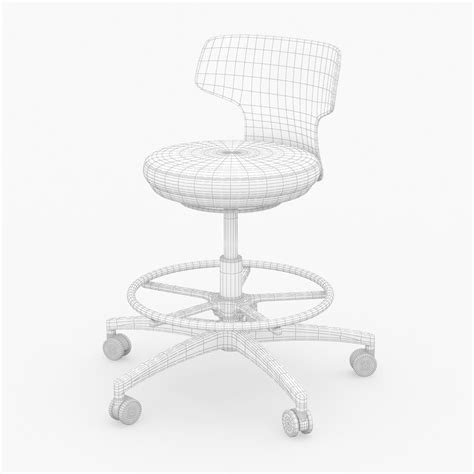 Toradh íomhá ar 3D Modeled Lab Chair