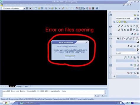 Image result for AutoCAD Error Message