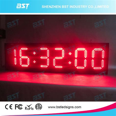 Image result for Red LED Message Clock