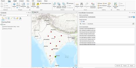 Toradh íomhá ar Geocoding GIS Data