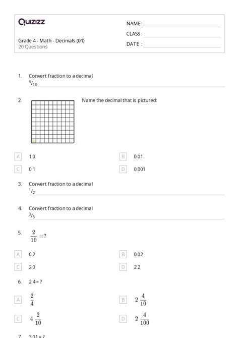 Image result for Free Math Sheets for 4th Grade