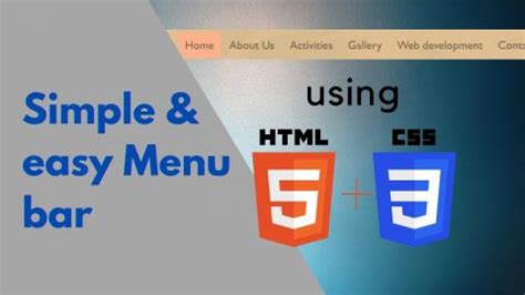 Image result for Straight Bar CSS/HTML Menu Design Ideas