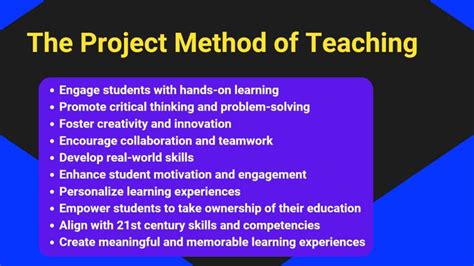Image result for Project Method Notes for Teachers