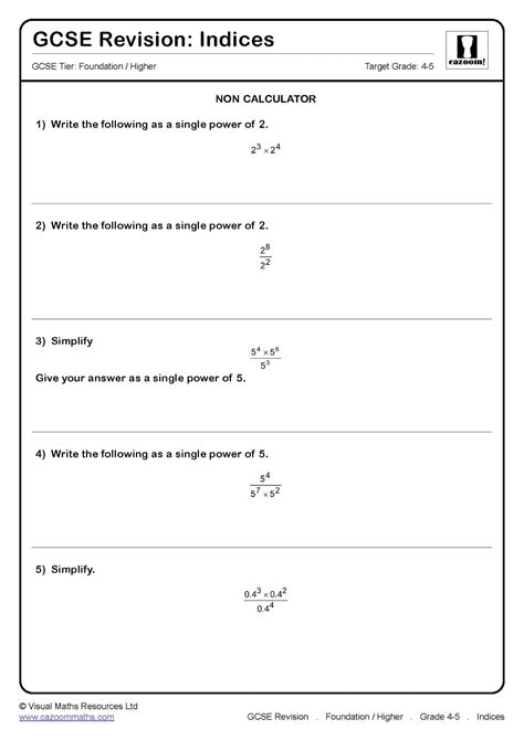 Image result for Math Practice Worksheets GCSE