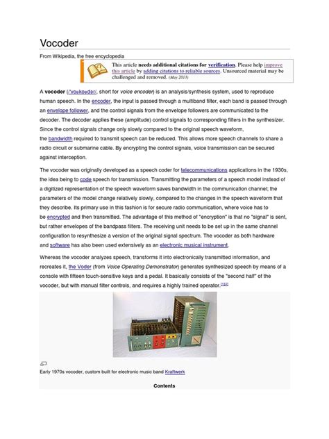 Image result for Vocoder Signal Processing