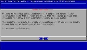 Image result for Void Linux Tui Install