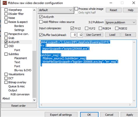 Toradh íomhá ar MPC-HC Windows 1.0