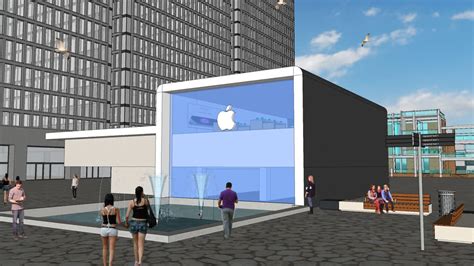 Image result for Apple Store 3D Model