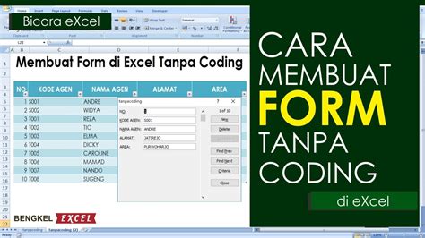 Tampilan Form Input Data Excel に対する画像結果