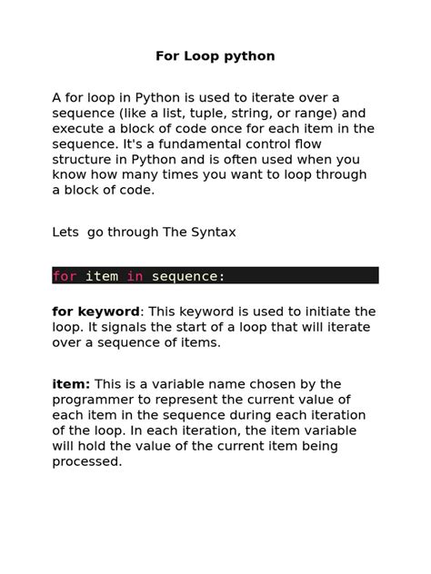 Afbeeldingsresultaten voor How to Make a for Loop in Python