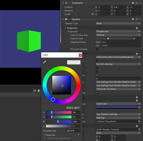 Image result for Unity Transparent Color